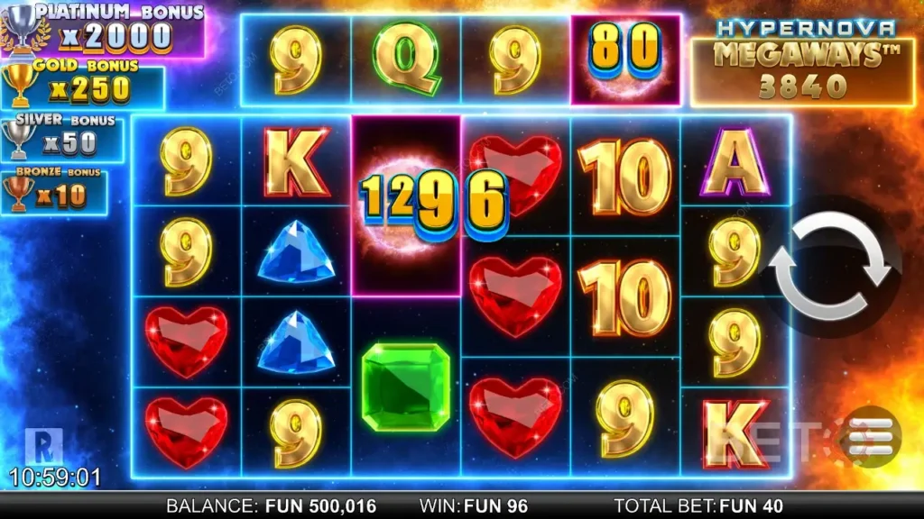 Fanaics Hypernova Megaways Fanatics casino megaways slot January2025