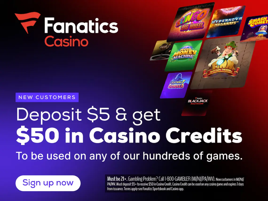 Fanatics casino review Fanatics casino sign up bonus of $50 in game credits January 2025